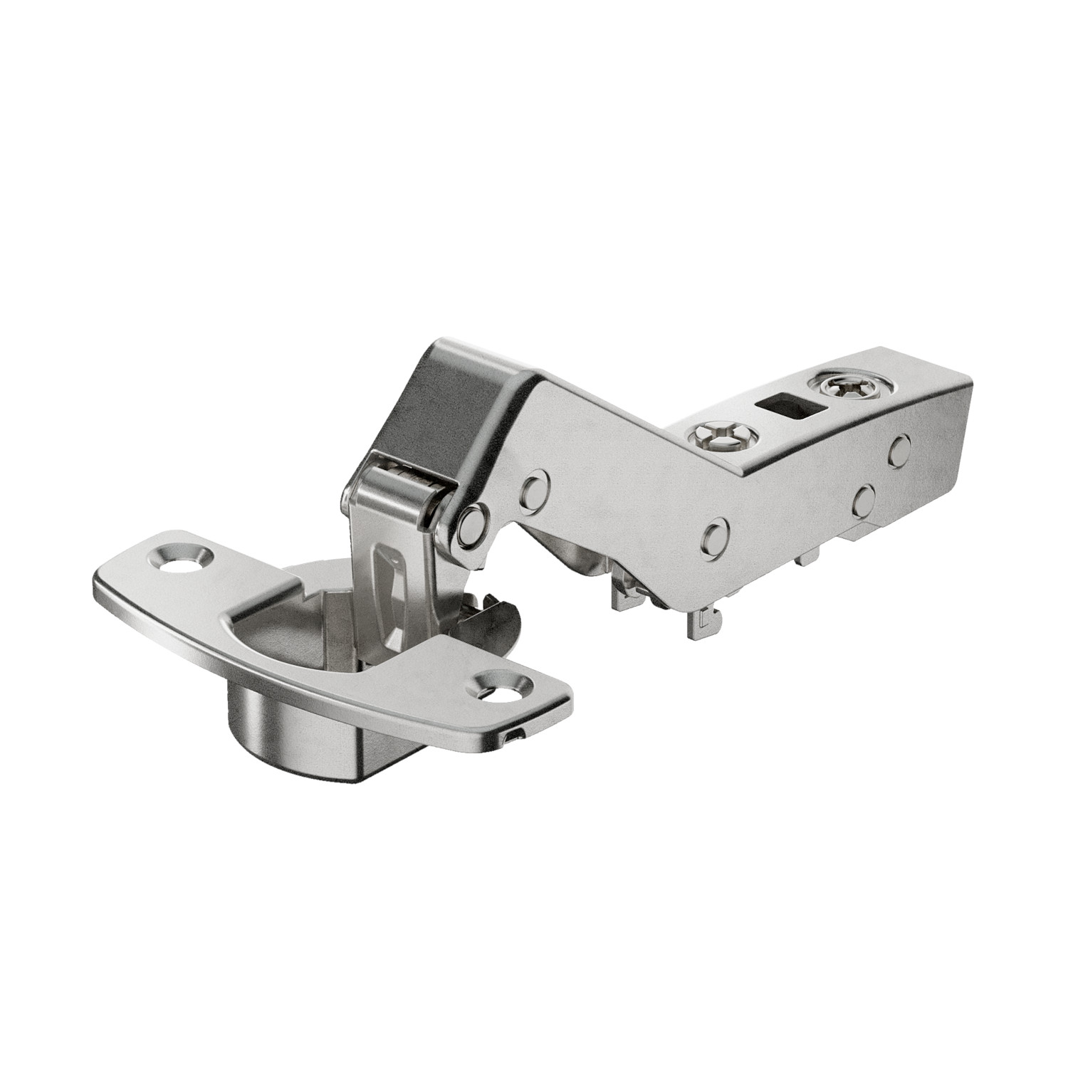 HETTICH Sensys Winkelscharnier W45 ohne Schließautomatik (Sensys 8669 W45), vernickelt, 9088180