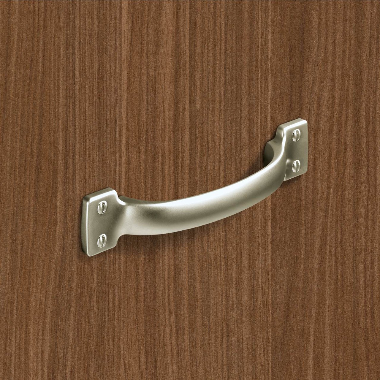 HETTICH Griff Flavia, •–• 96, L 145 mm, B 28 mm, H 28 mm, Vernickelt matt, 115293 HETTICH Griff Flavia, •–• 96, L 145 mm, B 28 mm, H 28 mm, Vernickelt matt, 115293