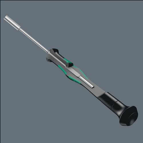 WERA Elektronikersteckschlüssel 2069 SW 4mm Klingen-L.60mm Gesamt-L.157mm