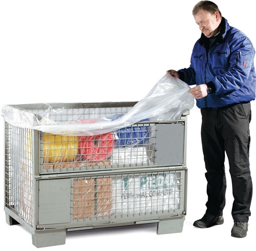 Nordwest Seitenfaltensack HD-PE naturtrüb 25 µm B1300+950xL1850mm