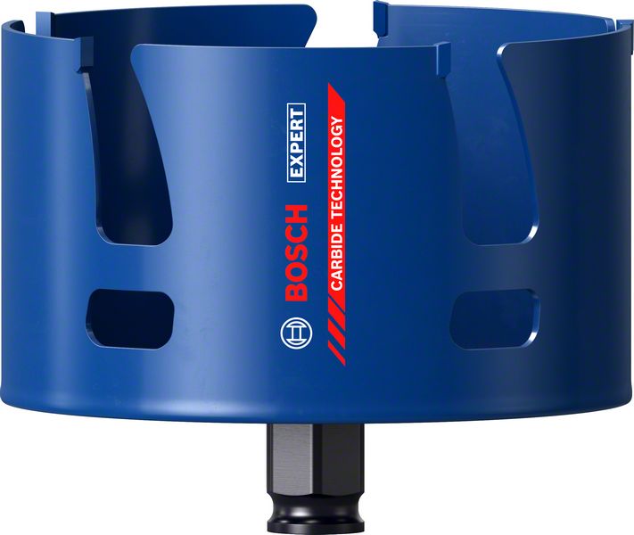 BOSCH EXPERT Construction Material Lochsäge, 111 x 60 mm. Für Dreh- und Schlagbohrer