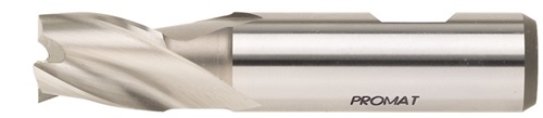 PROMAT Bohrnutenfräser DIN 327 TypN D.12mm HSS-Co8 Weldon Z.3 kurz PROMAT PROMAT Bohrnutenfräser DIN 327 TypN D.12mm HSS-Co8 Weldon Z.3 kurz PROMAT