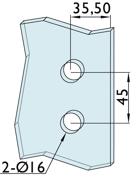 HERMAT Glastürband 6351/VX, Edelstahl