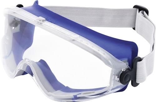 PROMAT Vollsichtschutzbrille DAYLIGHT TOP EN 166 Rahmen blau,Scheibe klar PC PROMAT
