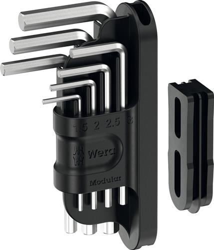 WERA Winkelschlüsselsatz Tool-Check Modular Hex-Plus 1 8-tlg.Hex-Plus WERA