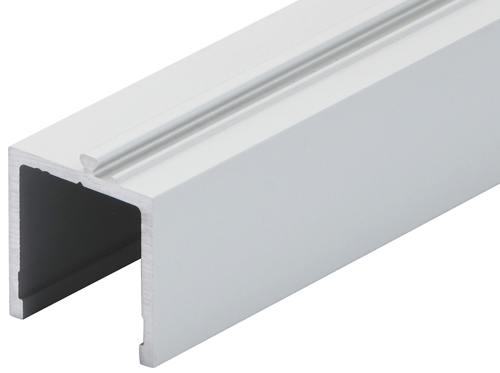 HERMAT Trennwand-Zusatzprofil 6959, Aluminium