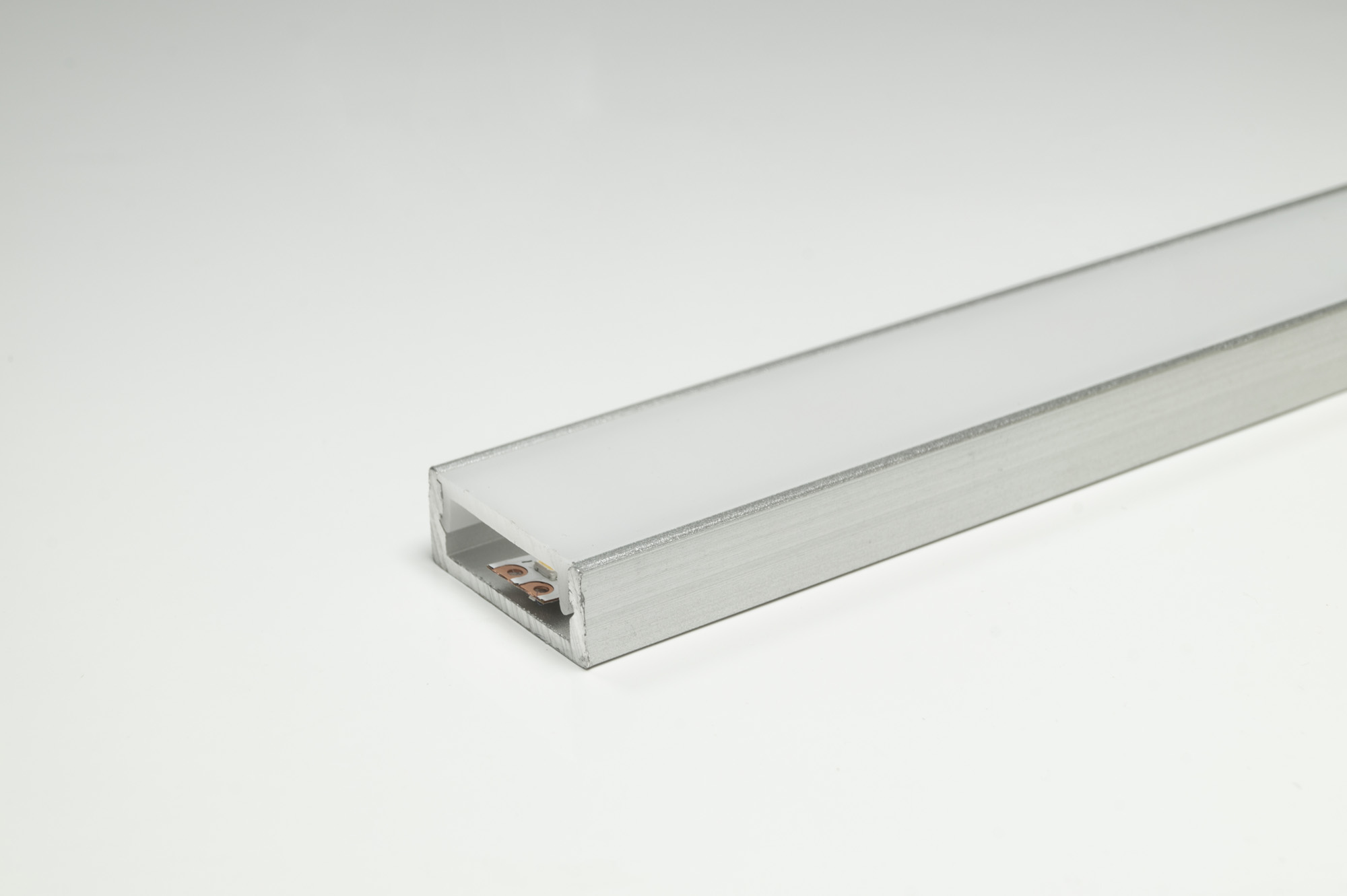 L&S LED Leuchtenprofil Paris 17,5x7 Einbau Aluminium EV1 L:3080 mm