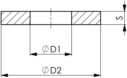 AMF U-Scheibe DIN 6340 f.Schrauben M6 Bohrungs-D.6,4mm AMF