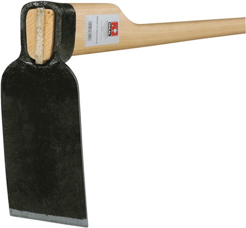 IDEAL Reuthacke Blattmaß 210x100x120mm geschmiedet,m.Eschenstiel G.1500g IDEAL