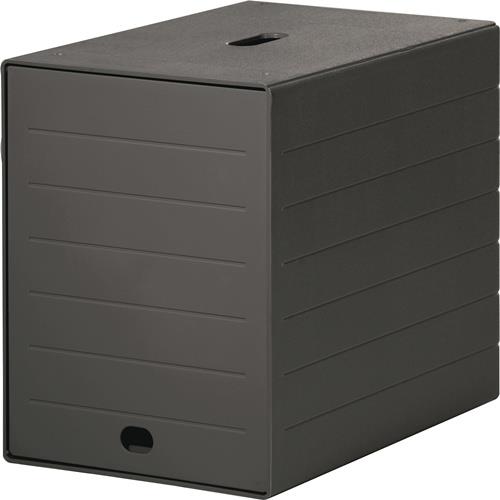 DURABLE Schubladenbox 7 Schubl.m.versenkbarer Frontklappe anth.H322xB250xT365mm DURABLE