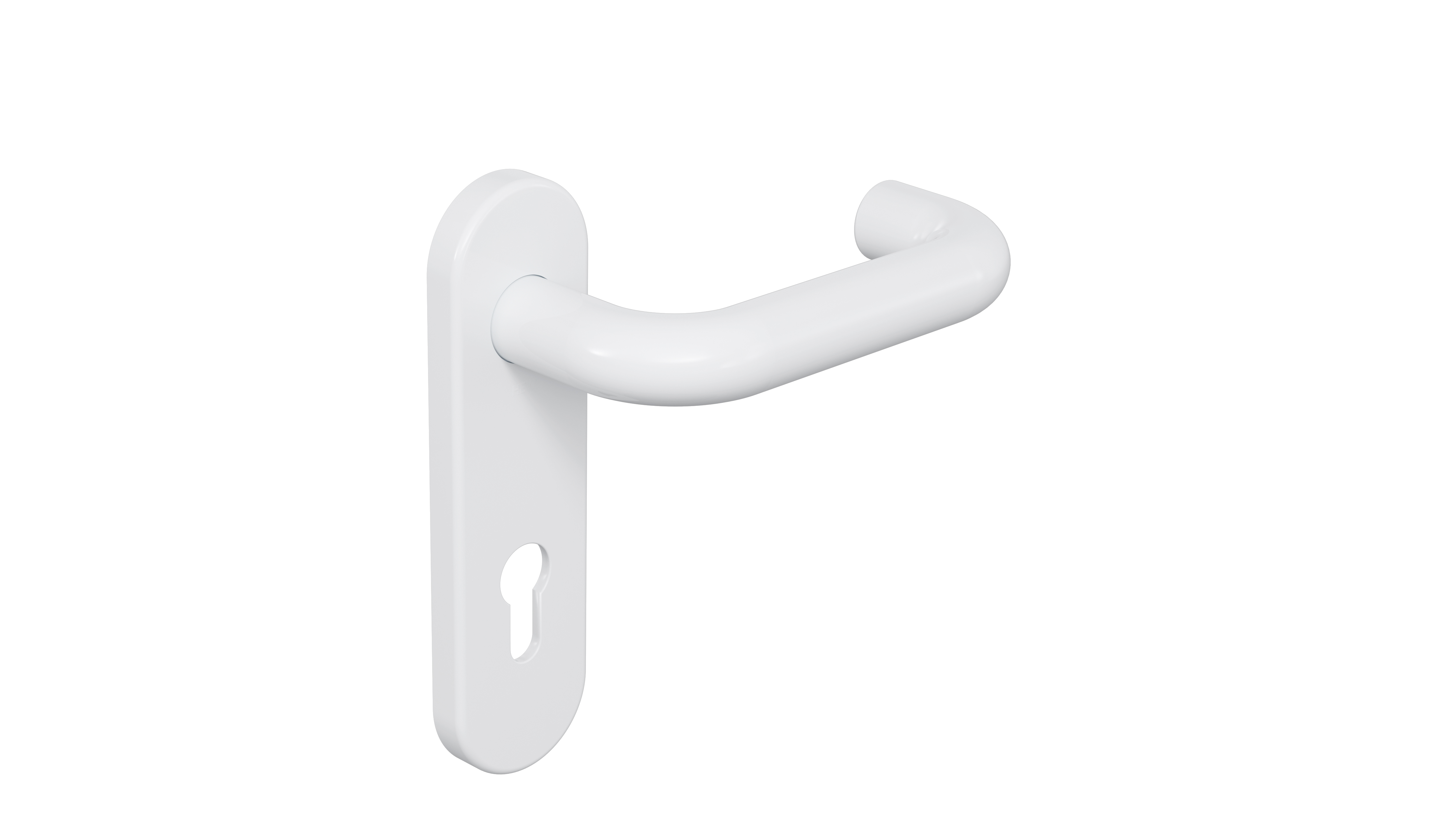 HEWI Zimmergarnitur, System 111, PZ, Vierkant 8, Türstärke 40, signalweiß