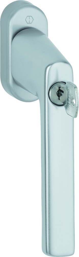 HOPPE® Fenstergriff abschließbar Hamburg 0700LS/U26 TBT1, mit Schrauben, Aluminium, 11950663 HOPPE® Fenstergriff abschließbar Hamburg 0700LS/U26 TBT1, mit Schrauben, Aluminium, 11950663