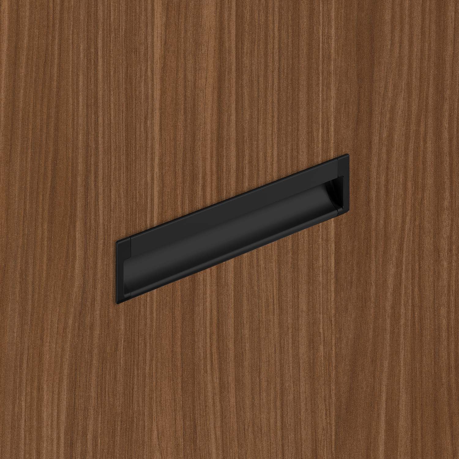 HETTICH Endkappe Spira, L 11 mm, H 43 mm, Schwarz matt, 9347583