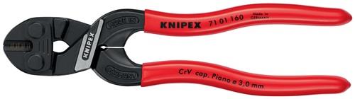 KNIPEX Kompaktbolzenschneider CoBolt® L.160mm Ku.-Überzug ger.3mm o.Aussparung