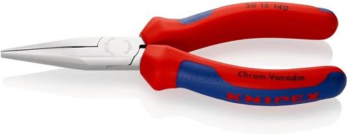 KNIPEX Langbeckzange Gesamt-L.140mm Form 1 Mehrkomp.-Hüllen KNIPEX