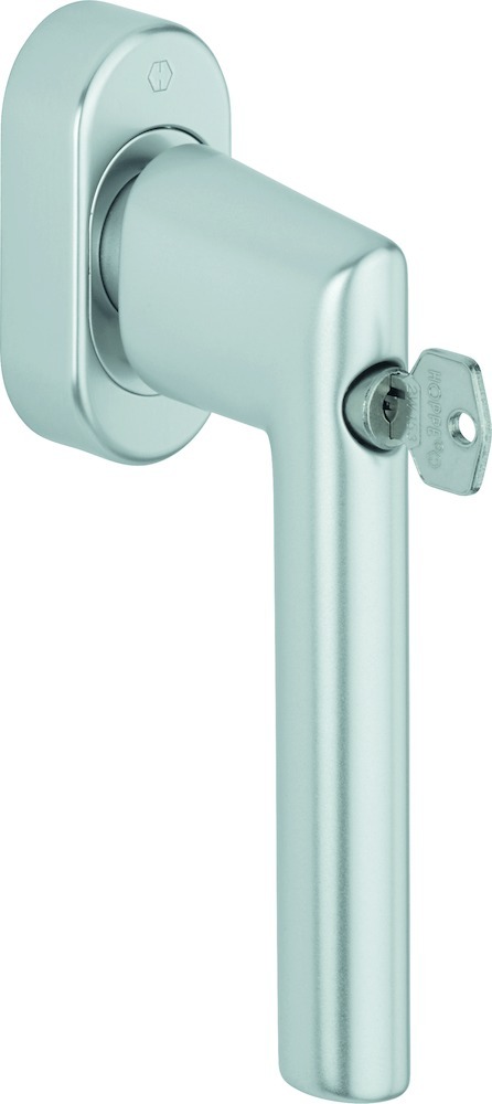 HOPPE® Fenstergriff abschließbar Amsterdam 0400S/UD9056 TBT 4, mit Schrauben, Aluminium, 12024995
