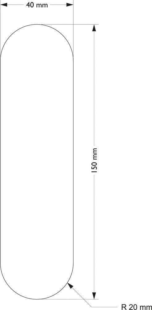 HERMAT Schiebetürmuschel 3648, Edelstahl