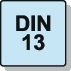 BOSS Gewindegrenzlehrdorn DIN 13 M25x1,5mm Tol.6H BOSS BOSS Gewindegrenzlehrdorn DIN 13 M25x1,5mm Tol.6H BOSS