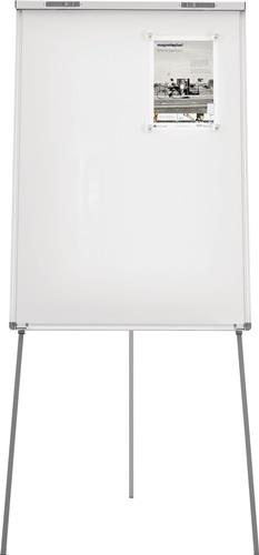 MAGNETOPLAN Flipchart Schreibfläche B680xH1045mm weiß höhenv.b.1,85m MAGNETOPLAN