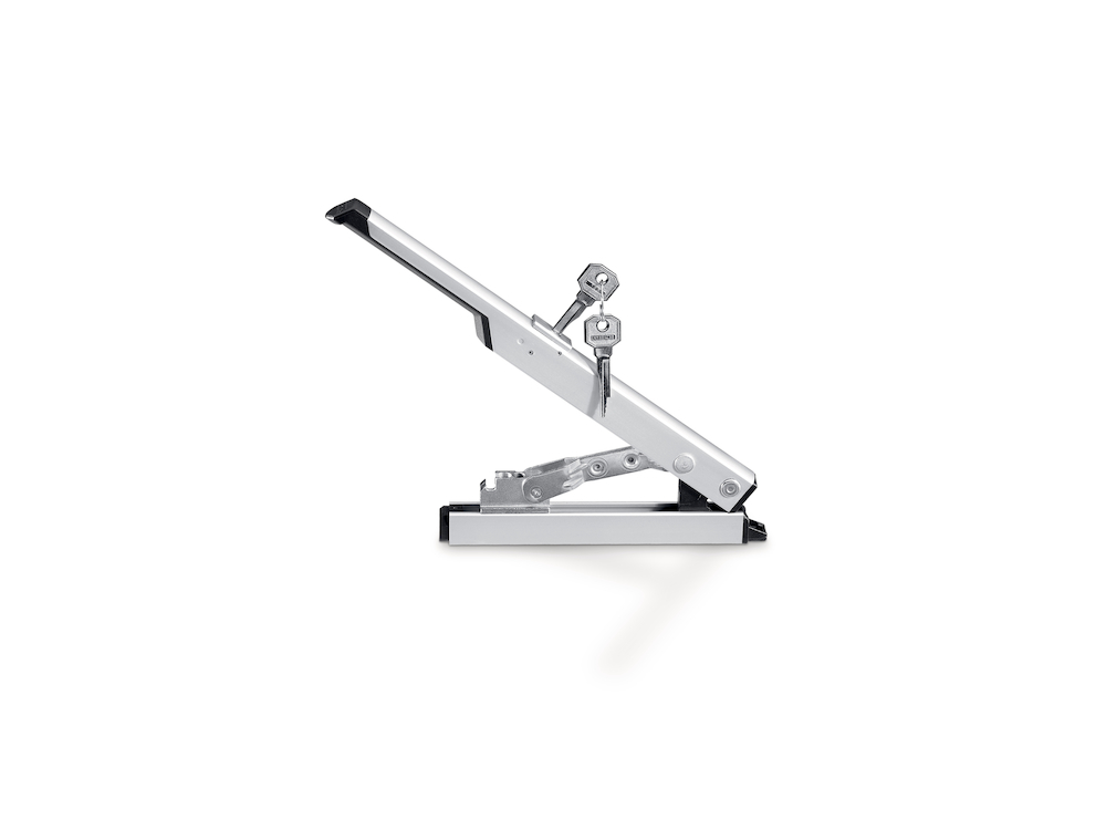 GEZE Handhebel OL90N/OL95, abschließbar, Aluminium GEZE Handhebel OL90N/OL95, abschließbar, Aluminium