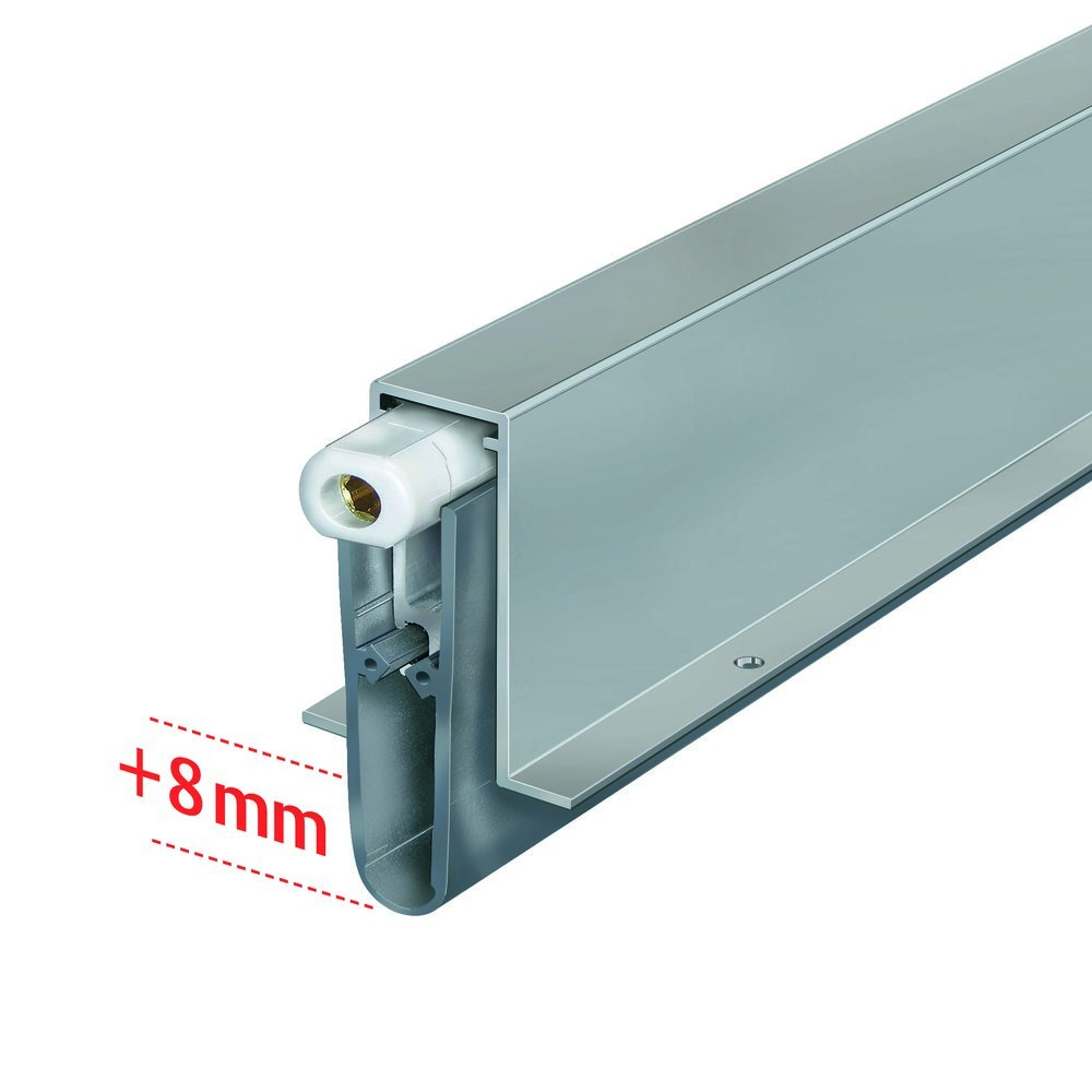 PLANET Türabsenkdichtung FT, Silikon 450 mm grau