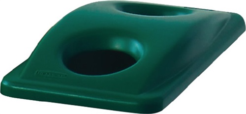 RUBBERMAID Deckel PE grün B290xT520mm f.Wertstoffsammler 60/87l f.Flascheneinw.RUBBERMAID