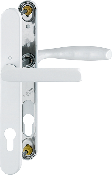 HOPPE® Drückergarnitur mit Schmalschild New York 099KH/3346/1810, Aluminium, 3257670