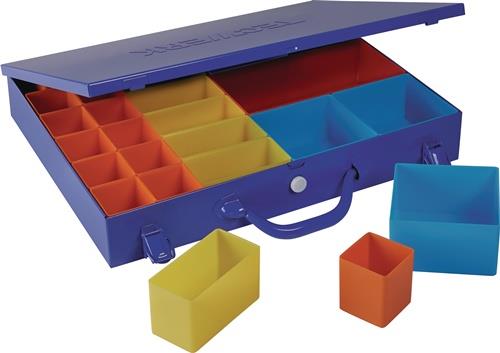 TECWERK Sortimentskasten B438xT342xH70mm 23 Fächer blau blau TECWERK