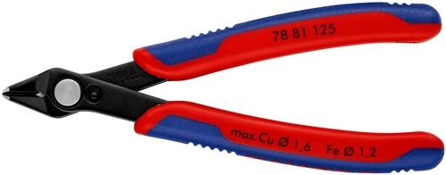 KNIPEX Elektronik-Seitenschneider Super-Knips® L.125mm Form 8 Facette ja,kl.brün.