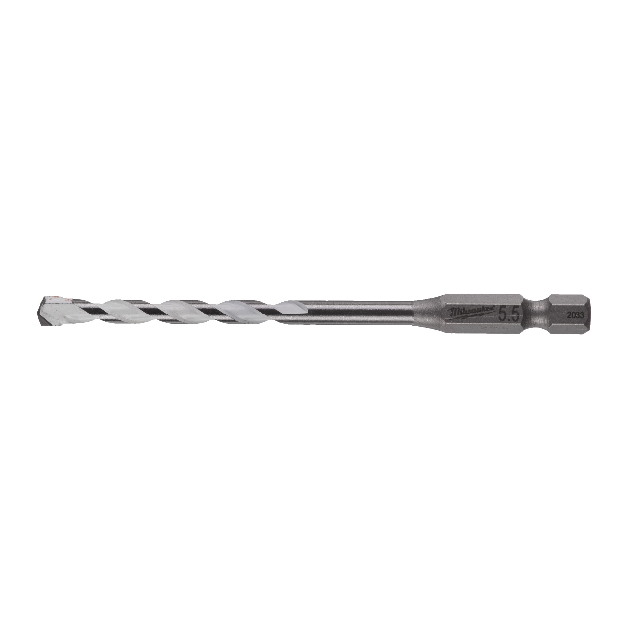 MILWAUKEE 5,5 x 100 mm SHOCKWAVE Multimaterial Bohrer 1/4" Hex