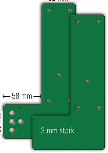 GFS Montagepl.901770 Mont.an Stahl- u.HLT Schwenk-Türwächter DIN L/R GFS