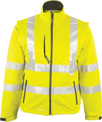 Warnschutz-Softshelljacke Gr.S gelb PREVENT