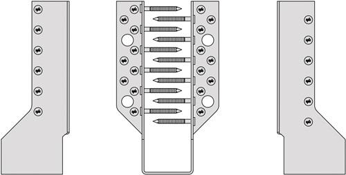 SIMPSON STRONG TIE Balkenschuh BSN100/140 2mm STA TZN