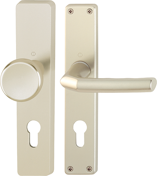 HOPPE® Wechselgarnitur mit Langschild Birmingham 54/227/202SP/1117, Aluminium, 2534031