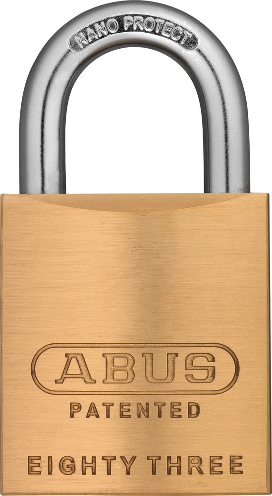 ABUS Zylindervorhangschloss 83/45, Messing massiv