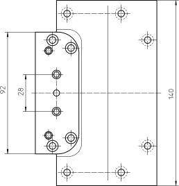 SIMONSWERK Aufnahmeelement VARIANT® V 7602 3D/1
