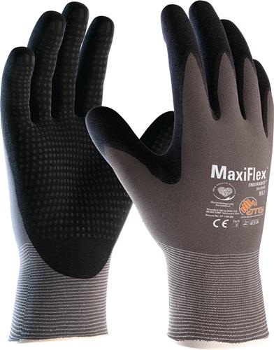 ATG Handschuhe MaxiFlex Endurance 34-844 Gr.9 grau/schwarz Nyl.m.Nitril EN388 Kat.II