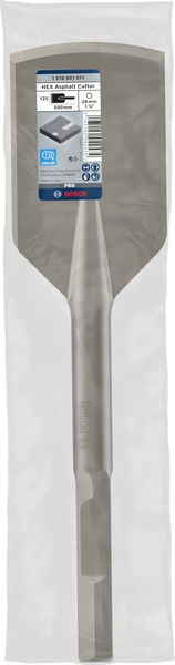BOSCH Asphaltmeißel mit 28-mm-Sechskantaufnahme, 500 x 125 mm