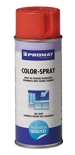 PROMAT Colorspray feuerrot seidenmatt RAL 3000 400 ml Spraydose PROMAT CHEMICALS