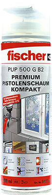 FISCHER Premium Pistolenschaum Kompakt PUP 500