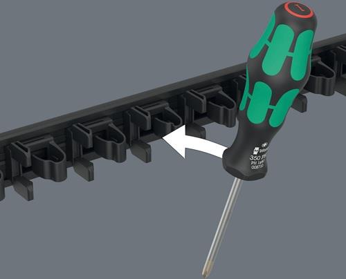 WERA Magnetleiste 9611 H.30mm L.400mm m.Magnetic Rail WERA