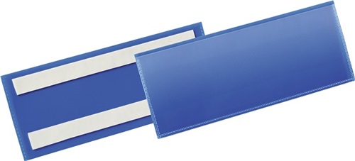 Nordwest Etikettentasche B210xH74mm blau selbstkl.50St./Pack DURABLE