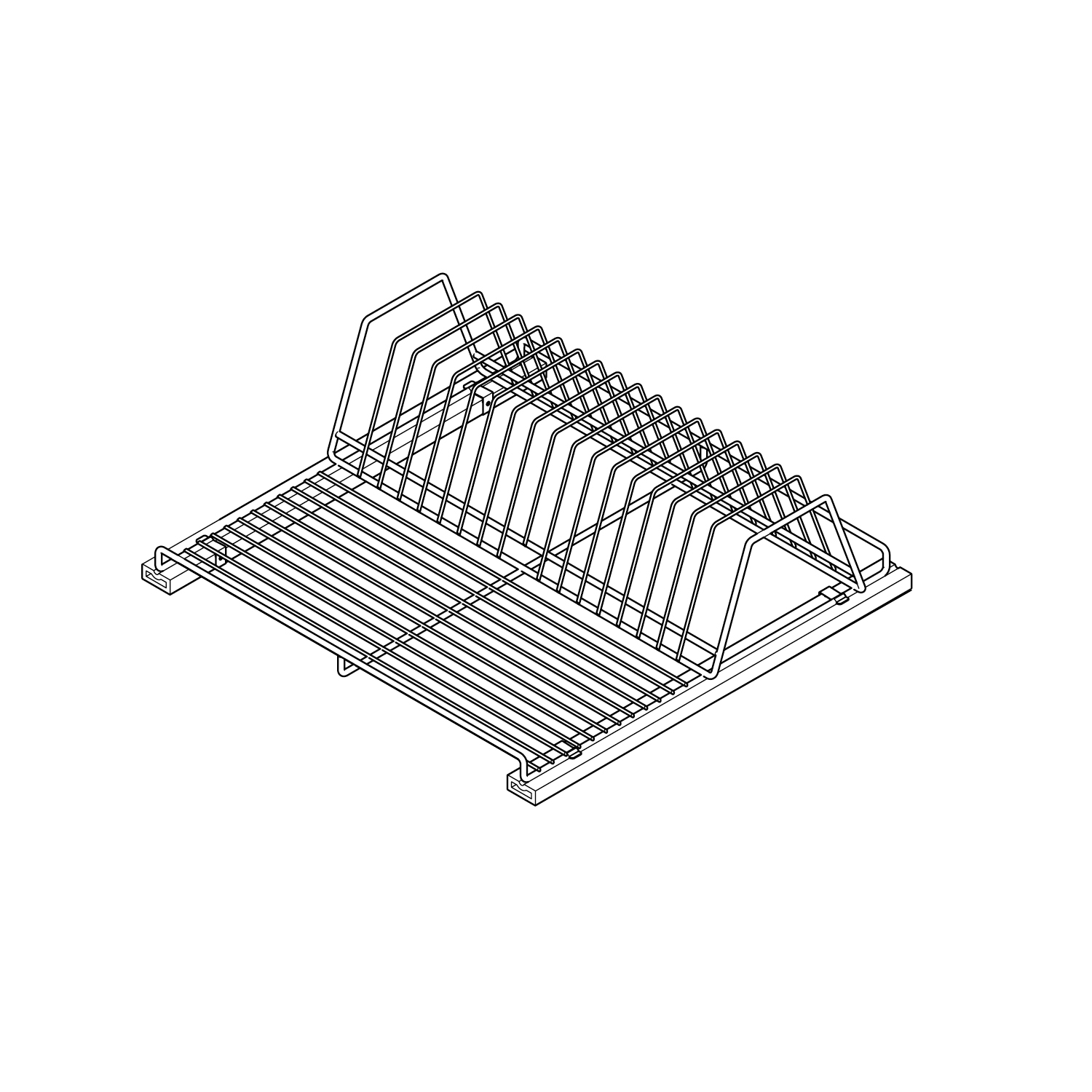 HETTICH CargoPlus Tellerhalter NL 470 mm x KB 900 mm, 9216620