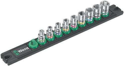 WERA Steckschlüsseleinsatzset 4 Zyklop 9-tlg.Antr.6,3mm (1/4) Zoll WERA