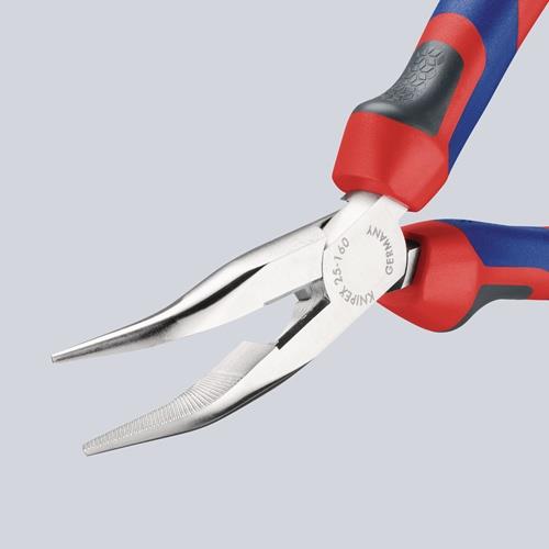 KNIPEX Flachrundzange L.160mm flachrund 40Grad gew.Comfort-Griff KNIPEX KNIPEX Flachrundzange L.160mm flachrund 40Grad gew.Comfort-Griff KNIPEX
