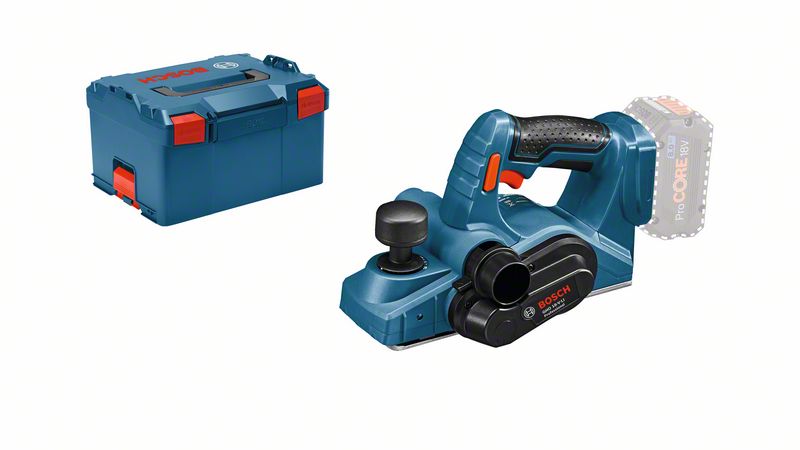 BOSCH Akku-Hobel GHO 18 V-LI, Solo Version, L-BOXX