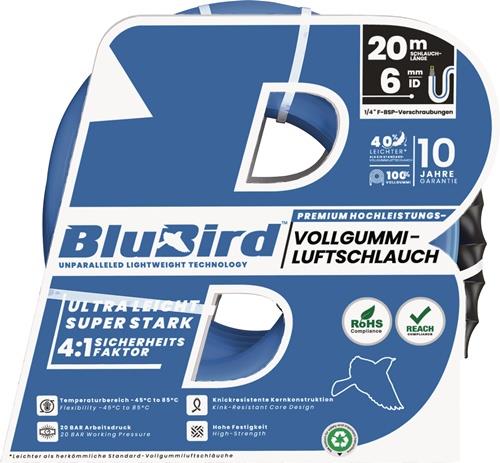 RIEGLER Werkstattschlauchset BluBird ID 6mm AD 12mm L.20m Schnellver.Kup.