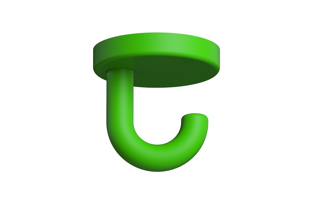 HEWI Deckenhaken 477.90B040, Polyamid, 477.90B040 72