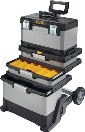 FATMAX Rollende Werkstatt B568xT389xH893mm Ku.u.Metall abnehmbare Werkzeugbox STANLEY