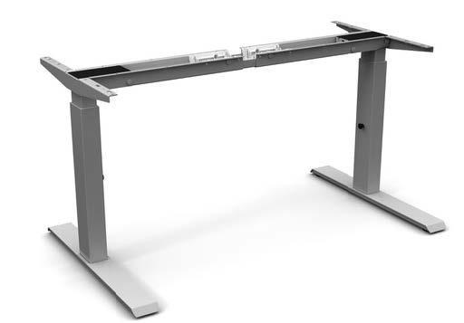SWEDSTYLE Classic Flex HE - manuell verstellbares Tischgestell-Set mit 240mm Hub